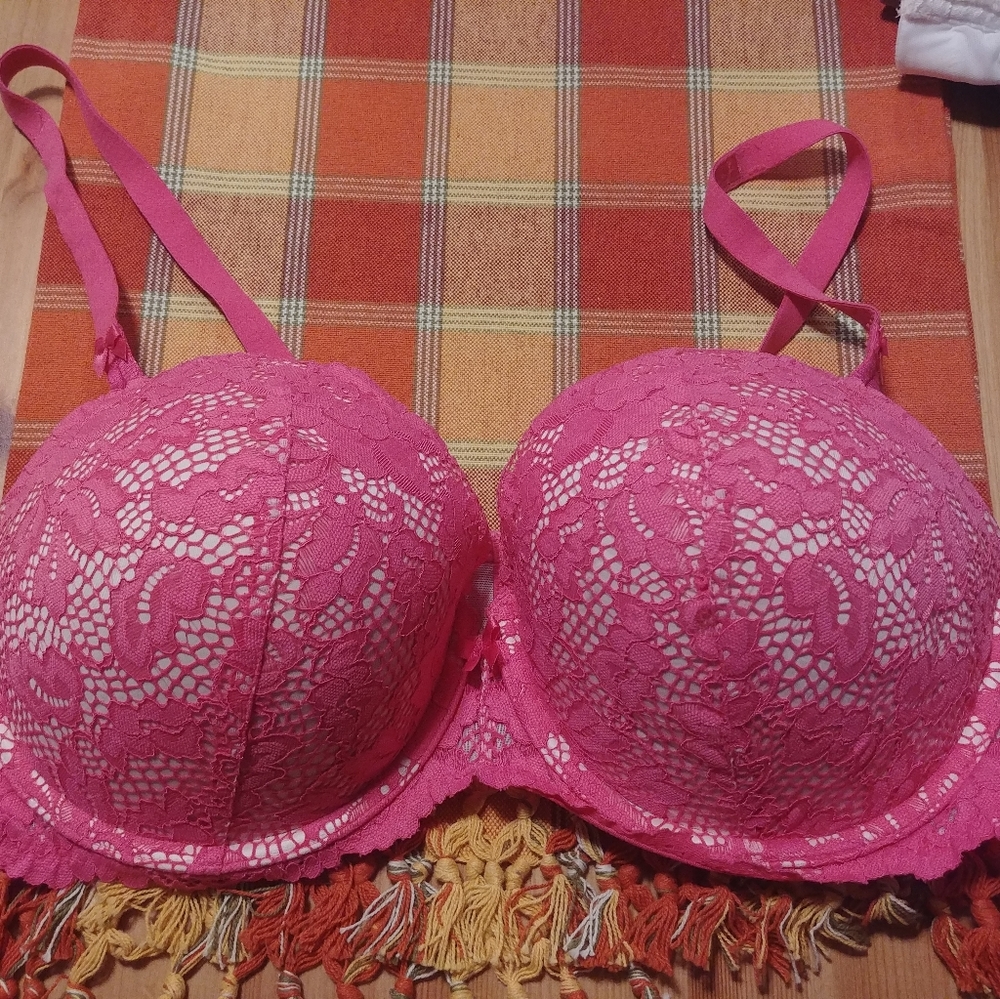 Pink Lace Torrid Bra